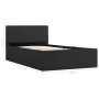 Hydraulic canape bed storage dark gray fabric 100x200 cm by vidaXL, Beds and slatted bases - Ref: Foro24-285571, Price: 337,4...