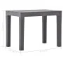 Gartenbänke 2 Einheiten aus mokkafarbenem Kunststoff von vidaXL, Gartenbänke - Ref: Foro24-48782, Preis: 61,82 €, Rabatt: %