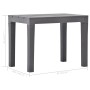 Gartenbänke 2 Einheiten aus mokkafarbenem Kunststoff von vidaXL, Gartenbänke - Ref: Foro24-48782, Preis: 57,40 €, Rabatt: %