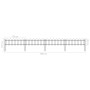 Gartenzaun mit schwarzen Stahlringspitzen 6,8 x 0,6 m von vidaXL, Zaunpaneele - Ref: Foro24-277641, Preis: 214,76 €, Rabatt: %