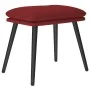 Red fabric footstool 45x29.5x35 cm by vidaXL, Ottomans - Ref: Foro24-341501, Price: 33,63 €, Discount: %