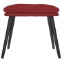 Fußhocker aus rotem Stoff, 45 x 29,5 x 35 cm von vidaXL, Osmanen - Ref: Foro24-341501, Preis: 34,16 €, Rabatt: %
