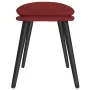 Fußhocker aus rotem Stoff, 45 x 29,5 x 35 cm von vidaXL, Osmanen - Ref: Foro24-341501, Preis: 33,63 €, Rabatt: %