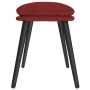 Fußhocker aus rotem Stoff, 45 x 29,5 x 35 cm von vidaXL, Osmanen - Ref: Foro24-341501, Preis: 34,16 €, Rabatt: %