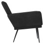 Sillón de terciopelo negro 62x79x79 cm