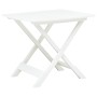 Klappbarer Gartentisch aus weißem Kunststoff, 79 x 72 x 70 cm von vidaXL, Gartentische - Ref: Foro24-48790, Preis: 57,22 €, R...