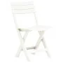 Klappbare Gartenstühle 2 Einheiten aus weißem Kunststoff von vidaXL, Gartenstühle - Ref: Foro24-48786, Preis: 60,46 €, Rabatt: %