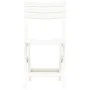 Klappbare Gartenstühle 2 Einheiten aus weißem Kunststoff von vidaXL, Gartenstühle - Ref: Foro24-48786, Preis: 60,46 €, Rabatt: %