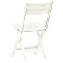 Klappbare Gartenstühle 2 Einheiten aus weißem Kunststoff von vidaXL, Gartenstühle - Ref: Foro24-48786, Preis: 60,46 €, Rabatt: %