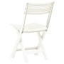 Klappbare Gartenstühle 2 Einheiten aus weißem Kunststoff von vidaXL, Gartenstühle - Ref: Foro24-48786, Preis: 57,22 €, Rabatt: %