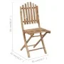 5-piece folding garden dining set with bamboo cushions by vidaXL, Garden sets - Ref: Foro24-3063984, Price: 268,66 €, Discoun...