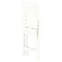 Sillas de jardín plegables 2 unidades plástico blanco de vidaXL, Sillas de jardín - Ref: Foro24-48786, Precio: 60,46 €, Descu...