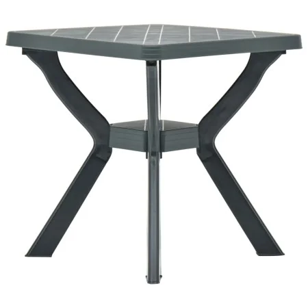 Mesa bistro de plástico verde 70x70x72 cm de vidaXL, Mesas de jardín - Ref: Foro24-48800, Precio: 79,00 €, Descuento: %