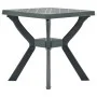 Mesa bistro de plástico verde 70x70x72 cm de vidaXL, Mesas de jardín - Ref: Foro24-48800, Precio: 79,00 €, Descuento: %
