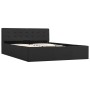 Cama canapé hidráulica almacenaje tela gris oscuro 140x200 cm de vidaXL, Camas y somieres - Ref: Foro24-285573, Precio: 356,44 €