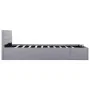 Hydraulic canapé bed with storage light gray fabric 120x200cm by vidaXL, Beds and slatted bases - Ref: Foro24-285578, Price: ...