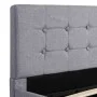 Hydraulic canapé bed with storage light gray fabric 120x200cm by vidaXL, Beds and slatted bases - Ref: Foro24-285578, Price: ...