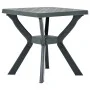 Mesa bistro de plástico verde 70x70x72 cm de vidaXL, Mesas de jardín - Ref: Foro24-48800, Precio: 79,00 €, Descuento: %