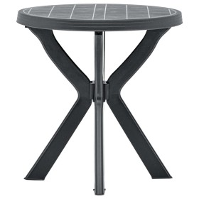 Bistro-Tisch in Anthrazitgrau aus Kunststoff Ø70 cm von vidaXL, Gartentische - Ref: Foro24-48798, Preis: 68,87 €, Rabatt: %