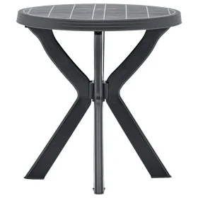 Mesa bistro gris antracita plástico Ø70 cm by vidaXL, Garden tables - Ref: Foro24-48798, Price: 67,49 €, Discount: %