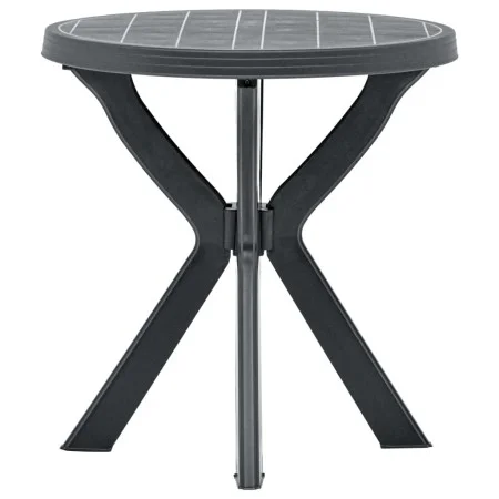 Bistro-Tisch in Anthrazitgrau aus Kunststoff Ø70 cm von vidaXL, Gartentische - Ref: Foro24-48798, Preis: 67,49 €, Rabatt: %
