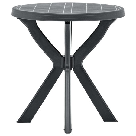 Bistro-Tisch in Anthrazitgrau aus Kunststoff Ø70 cm von vidaXL, Gartentische - Ref: Foro24-48798, Preis: 68,87 €, Rabatt: %