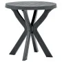 Bistro-Tisch in Anthrazitgrau aus Kunststoff Ø70 cm von vidaXL, Gartentische - Ref: Foro24-48798, Preis: 67,49 €, Rabatt: %