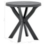 Bistro-Tisch in Anthrazitgrau aus Kunststoff Ø70 cm von vidaXL, Gartentische - Ref: Foro24-48798, Preis: 68,87 €, Rabatt: %
