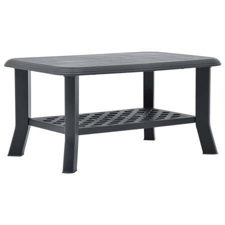 Anthrazitgrauer Couchtisch aus Kunststoff 90x60x46 cm von vidaXL, Couchtisch - Ref: Foro24-48795, Preis: 75,12 €, Rabatt: %