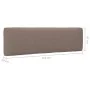 Gray impregnated pine wood pallet garden ottoman by vidaXL, Modular outdoor sofas - Ref: Foro24-3066489, Price: 118,76 €, Dis...
