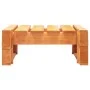 Garden ottoman made of honey brown impregnated pine wood pallets by vidaXL, Modular outdoor sofas - Ref: Foro24-3066456, Pric...