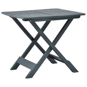 Green plastic folding garden table 79x72x70 cm by vidaXL, Garden tables - Ref: Foro24-48791, Price: 66,97 €, Discount: %