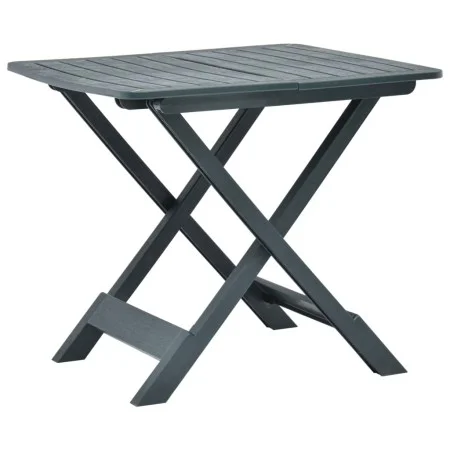 Klappbarer Gartentisch aus grünem Kunststoff, 79 x 72 x 70 cm von vidaXL, Gartentische - Ref: Foro24-48791, Preis: 68,37 €, R...