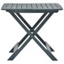 Green plastic folding garden table 79x72x70 cm by vidaXL, Garden tables - Ref: Foro24-48791, Price: 66,97 €, Discount: %
