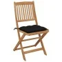 8 Stück klappbare Gartenstühle und Kissen aus massivem Akazienholz von vidaXL, Gartenstühle - Ref: Foro24-3075043, Preis: 412...