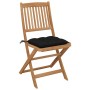 8 Stück klappbare Gartenstühle und Kissen aus massivem Akazienholz von vidaXL, Gartenstühle - Ref: Foro24-3075043, Preis: 413...