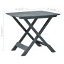 Green plastic folding garden table 79x72x70 cm by vidaXL, Garden tables - Ref: Foro24-48791, Price: 66,97 €, Discount: %