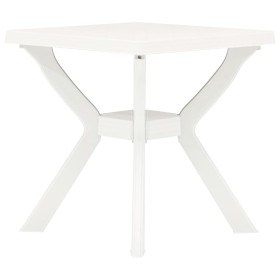 Weißer Bistrotisch aus Kunststoff 70x70x72 cm von vidaXL, Gartentische - Ref: Foro24-48799, Preis: 94,66 €, Rabatt: %
