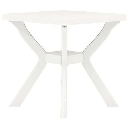 Mesa bistro blanca plástico 70x70x72 cm de vidaXL, Mesas de jardín - Ref: Foro24-48799, Precio: 80,59 €, Descuento: %