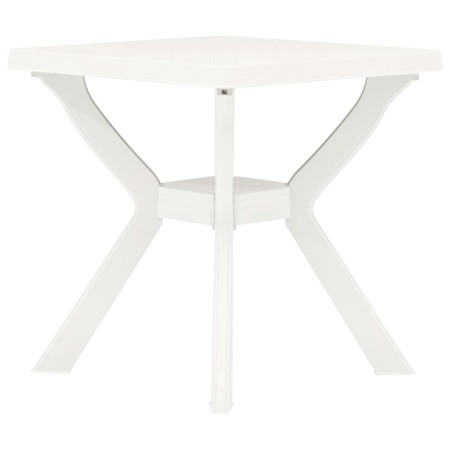 Weißer Bistrotisch aus Kunststoff 70x70x72 cm von vidaXL, Gartentische - Ref: Foro24-48799, Preis: 94,66 €, Rabatt: %