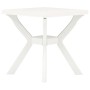 Weißer Bistrotisch aus Kunststoff 70x70x72 cm von vidaXL, Gartentische - Ref: Foro24-48799, Preis: 94,66 €, Rabatt: %