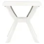 Mesa bistro blanca plástico 70x70x72 cm de vidaXL, Mesas de jardín - Ref: Foro24-48799, Precio: 80,59 €, Descuento: %