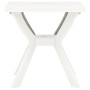 Weißer Bistrotisch aus Kunststoff 70x70x72 cm von vidaXL, Gartentische - Ref: Foro24-48799, Preis: 94,66 €, Rabatt: %