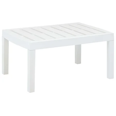 Weißer Gartentisch aus Kunststoff 78x55x38 cm von vidaXL, Gartentische - Ref: Foro24-48814, Preis: 56,83 €, Rabatt: %