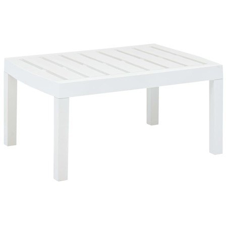 White plastic garden table 78x55x38 cm by vidaXL, Garden tables - Ref: Foro24-48814, Price: 60,68 €, Discount: %