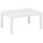 White plastic garden table 78x55x38 cm by vidaXL, Garden tables - Ref: Foro24-48814, Price: 60,68 €, Discount: %