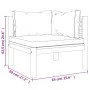Gartenmöbel-Set, 8-teilig, mit cremefarbenen Kissen aus massiver Akazie. von vidaXL, Gartensets - Ref: Foro24-3086955, Preis:...