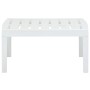 White plastic garden table 78x55x38 cm by vidaXL, Garden tables - Ref: Foro24-48814, Price: 60,68 €, Discount: %