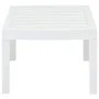 Weißer Gartentisch aus Kunststoff 78x55x38 cm von vidaXL, Gartentische - Ref: Foro24-48814, Preis: 56,83 €, Rabatt: %