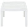 Weißer Gartentisch aus Kunststoff 78x55x38 cm von vidaXL, Gartentische - Ref: Foro24-48814, Preis: 57,97 €, Rabatt: %